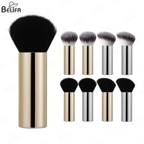 Foundation Brush Manufacturer - OEM/ODM New Luxury Aluminum Handle Soft Vegan