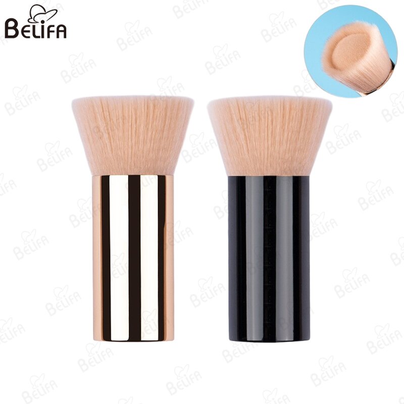 Foundation Brush Manufacturer - OEM/ODM High-quality Synthetic Hair Metal Handle