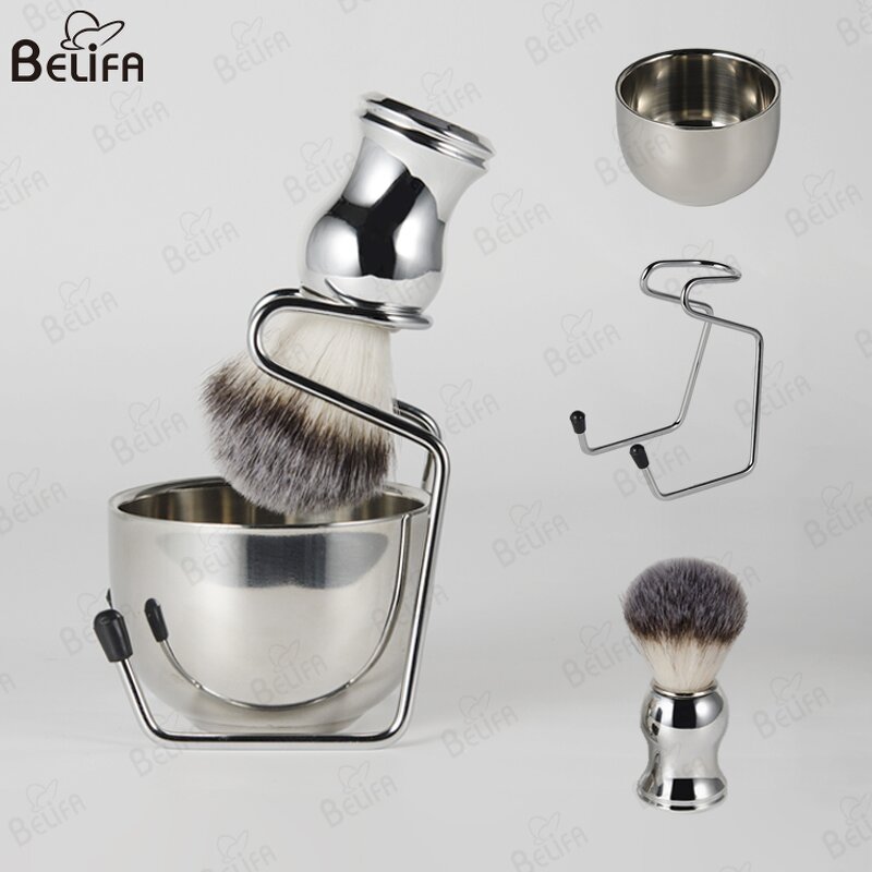 Shaving Kit Manufacturer - OEM/ODM New Luxury Nylon Hair Soap Bowl Stand