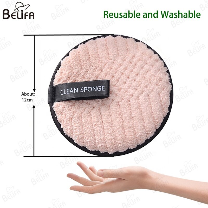 Makeup Remover Pads Manufacturer - OEM/ODM Polyester Face Plush Reusable Washable