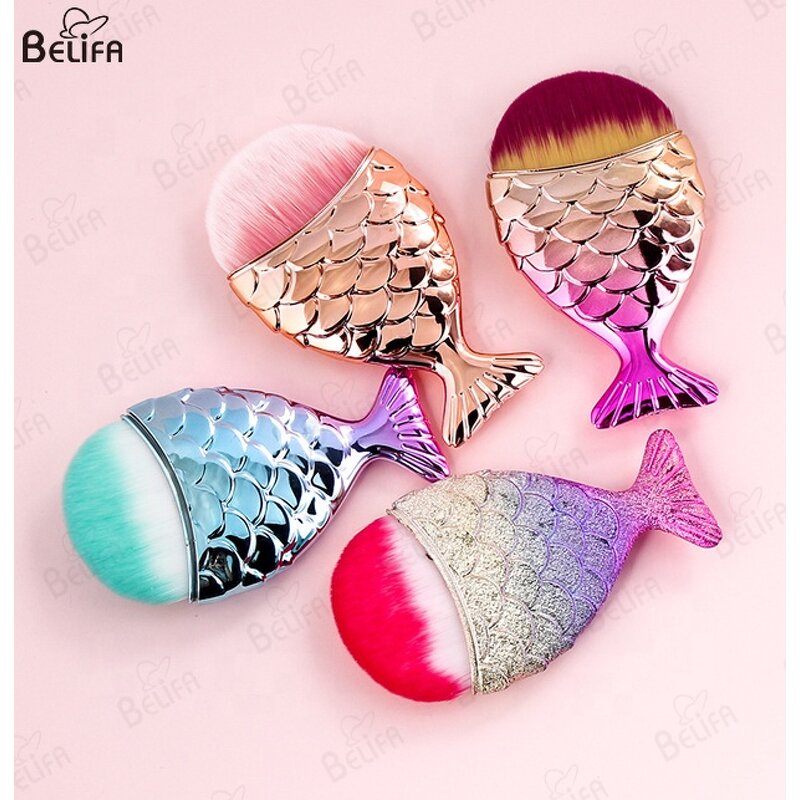 Nail Brush Manufacturer - OEM/ODM New Manicure Fishtail Bottom Cosmetic Dust