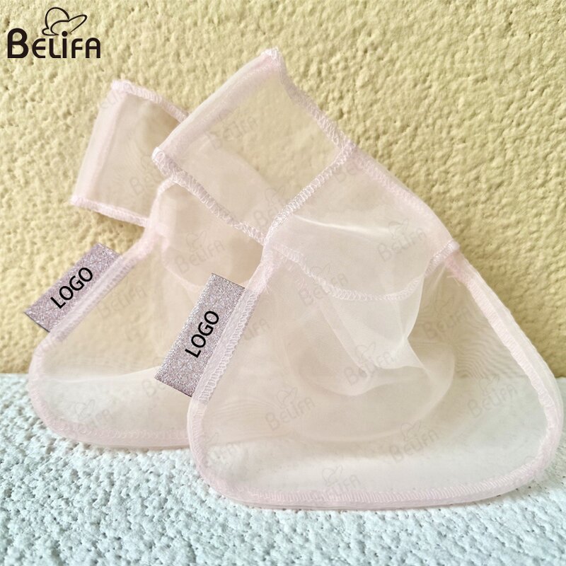 Organza Bag Manufacturer - OEM Custom Embroidered Label Plain Pink Pouch