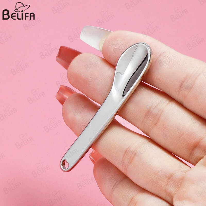 Eye Cream Spoon Manufacturer - OEM Customize Logo Metallic Mini Gold Silver