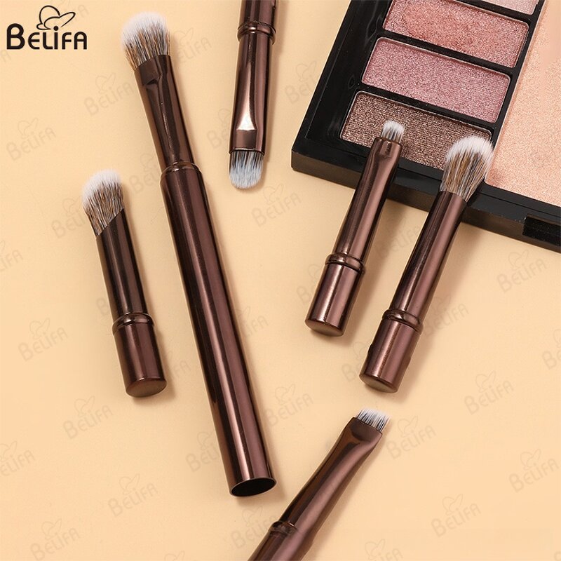Makeup Brush Set Manufacturer - OEM/ODM Removable Head Mini Travel Transparent Case