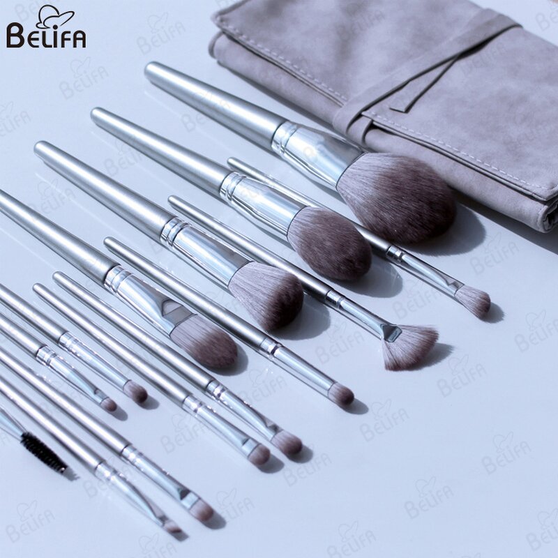 Makeup Brush Set Manufacturer - OEM Custom 14pcs Luxury Eyeshadow Foundation Brush
