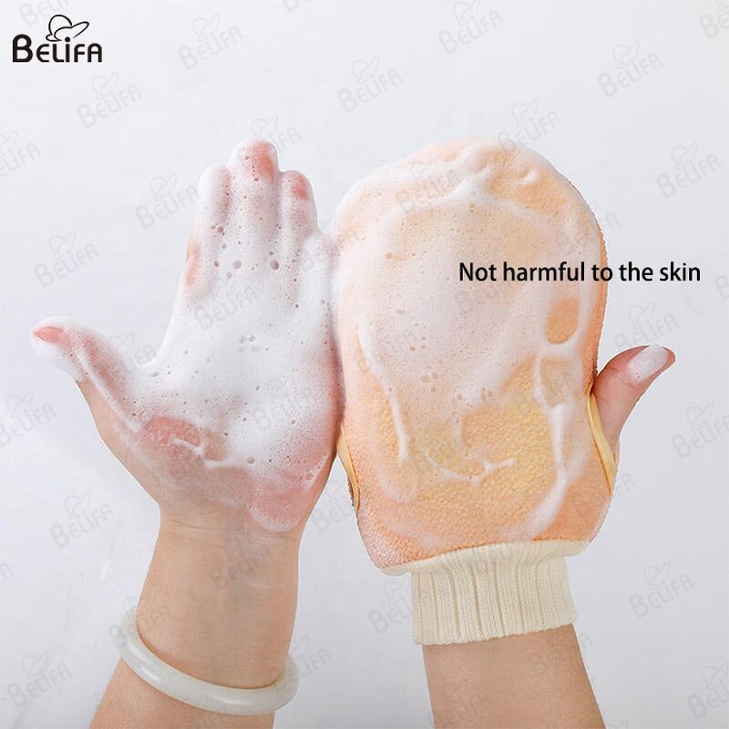 Bathing Gloves Manufacturer - OEM/ODM Hot Selling Two-sided Body Cleaning Scrub