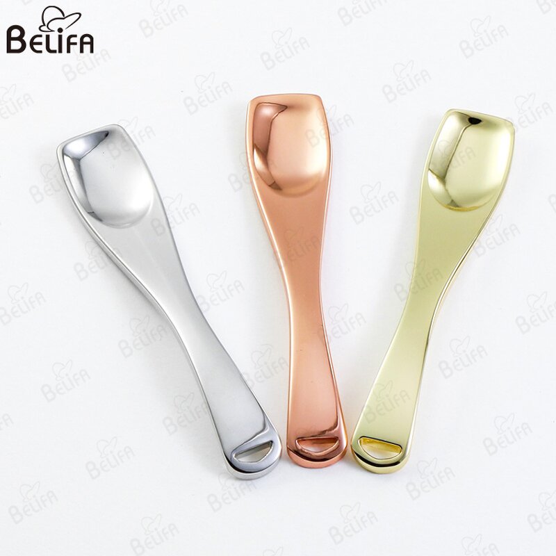 Cosmetic Spatula Manufacturer - Wholesale Metal Facial Massage Zinc Alloy Spoon