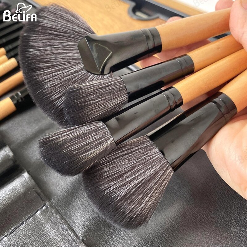 Makeup Brush Set Manufacturer - OEM/ODM Hot Selling 32 Pcs Professional Set Bag