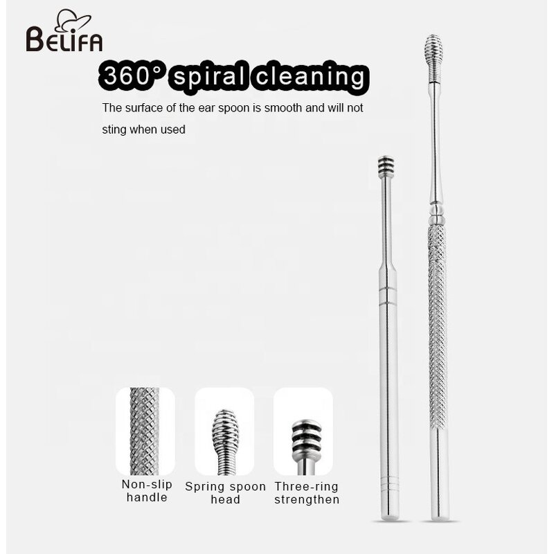 Ear Pick Set Manufacturer - OEM/ODM 5-7pcs Stainless Steel Ear Wax Remover Kit