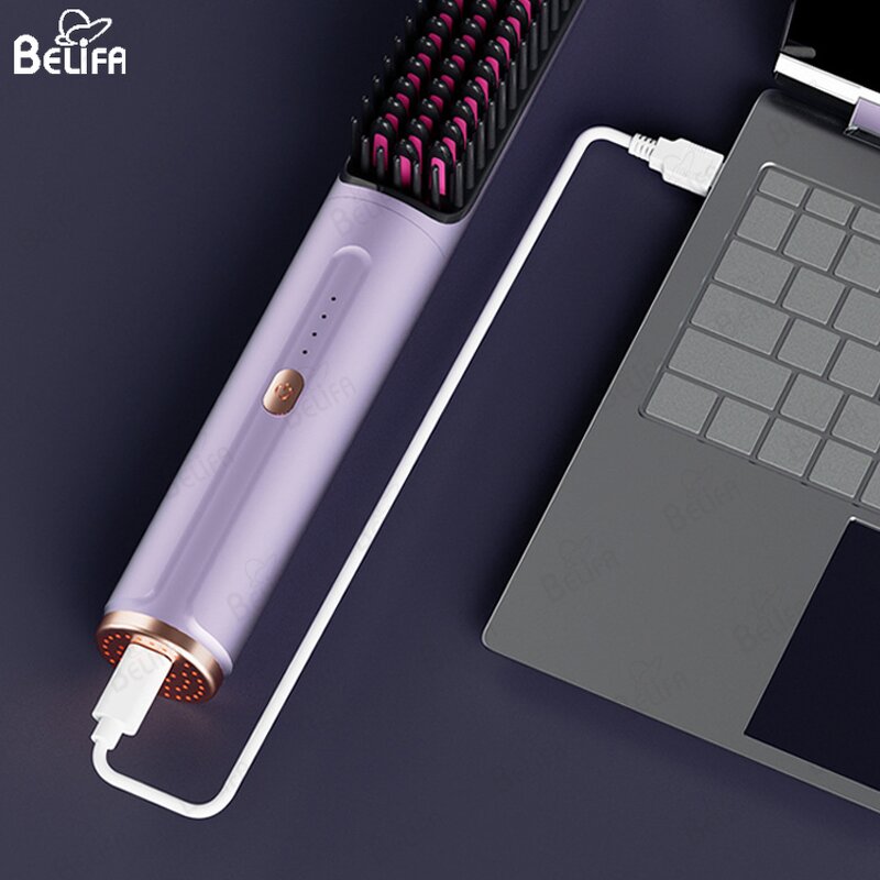 Cordless Hair Straightener Manufacturer - OEM/ODM New Wireless Portable LED Negative