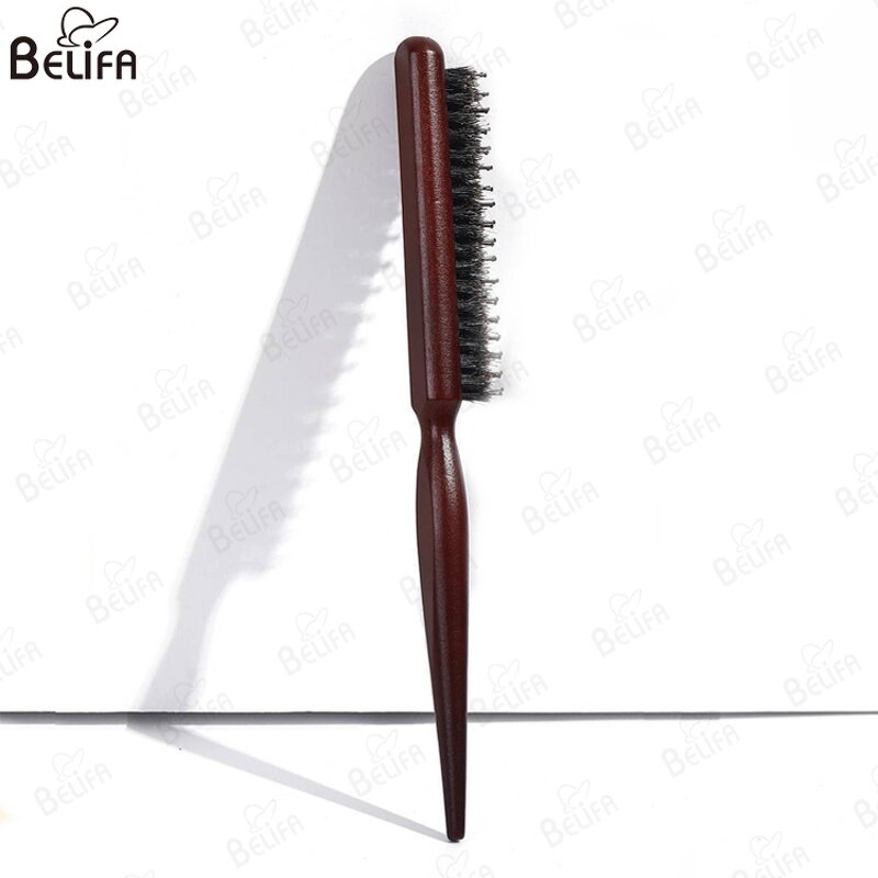 Boar Bristle Hair Brush Manufacturer - Wholesale Compact Slim Teasing Comb Anti-Static