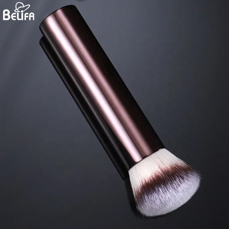 Dual Ended Brush Manufacturer - OEM/ODM Hot Selling Coffee Color Highlight Bronzer