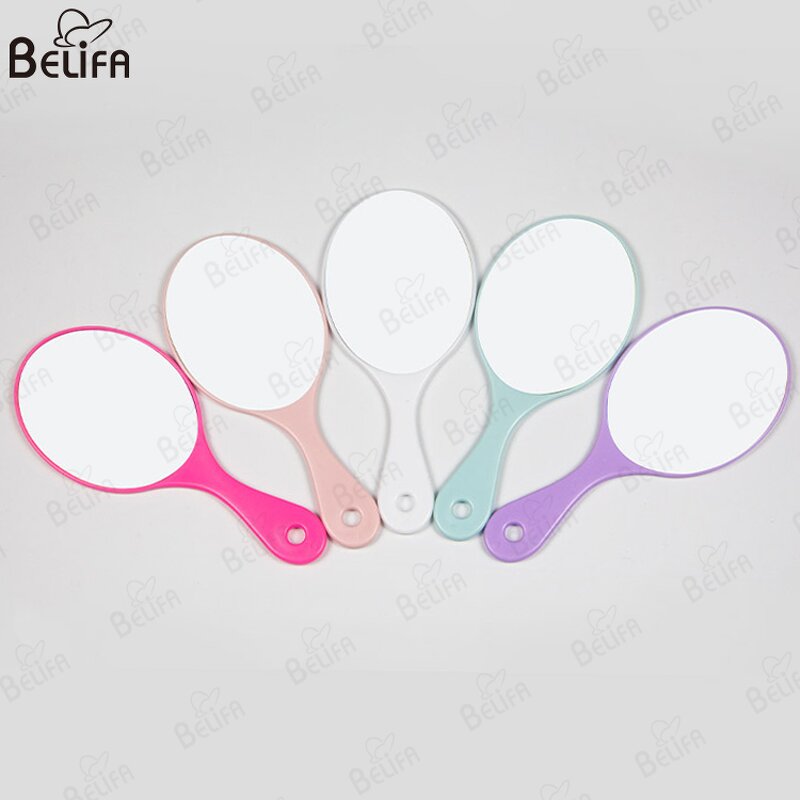 Hand Held Mirror Manufacturer - OEM Custom Promotional Plastic Portable Oval