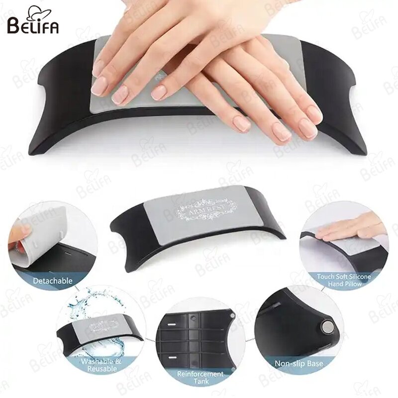Nail Arm Rest Manufacturer - OEM/ODM Diamond Silicone Nail Pad Hand Pillow