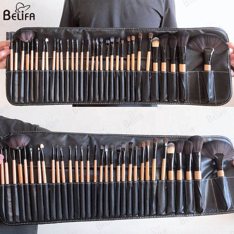 Makeup Brush Set Manufacturer - OEM/ODM Hot Selling 32 Pcs Professional Set Bag