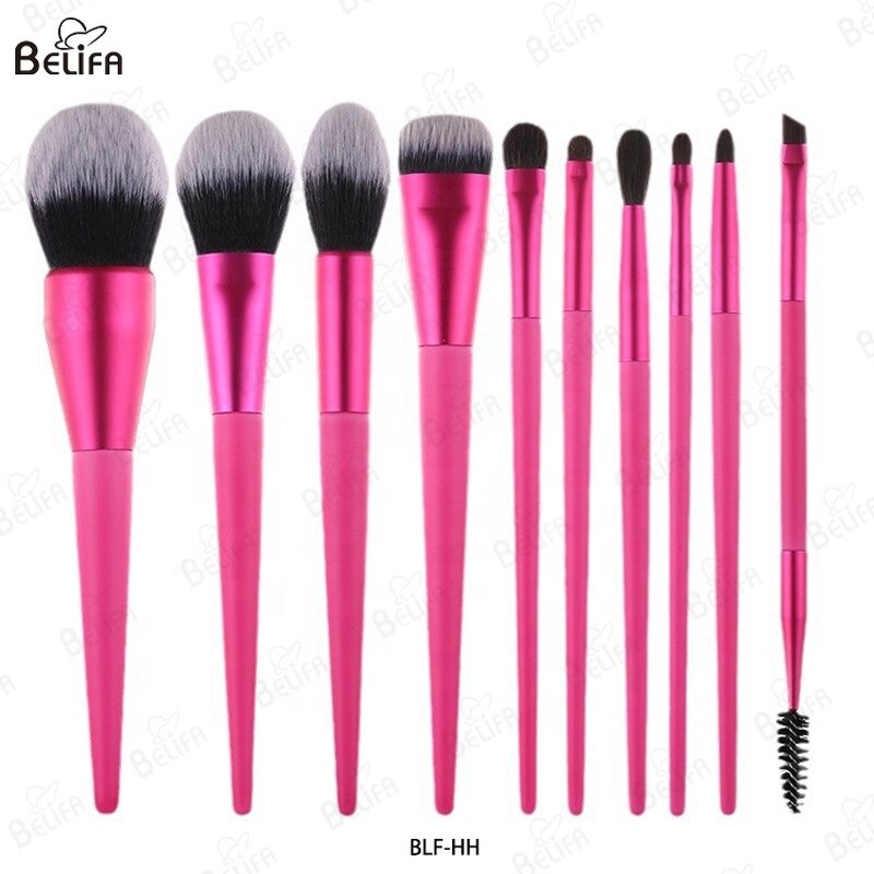 Makeup Brush Set Manufacturer - OEM/ODM High-end Personalized 10 Pcs Cosmetics Set