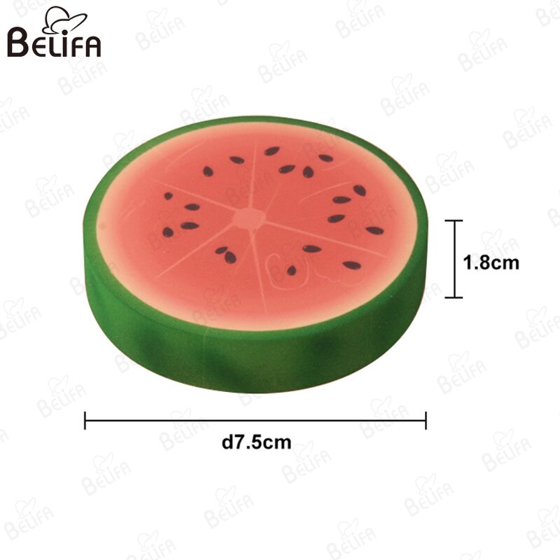 Makeup Sponge Manufacturer - OEM/ODM Fruit Orange Watermelon 6Pcs Triangle