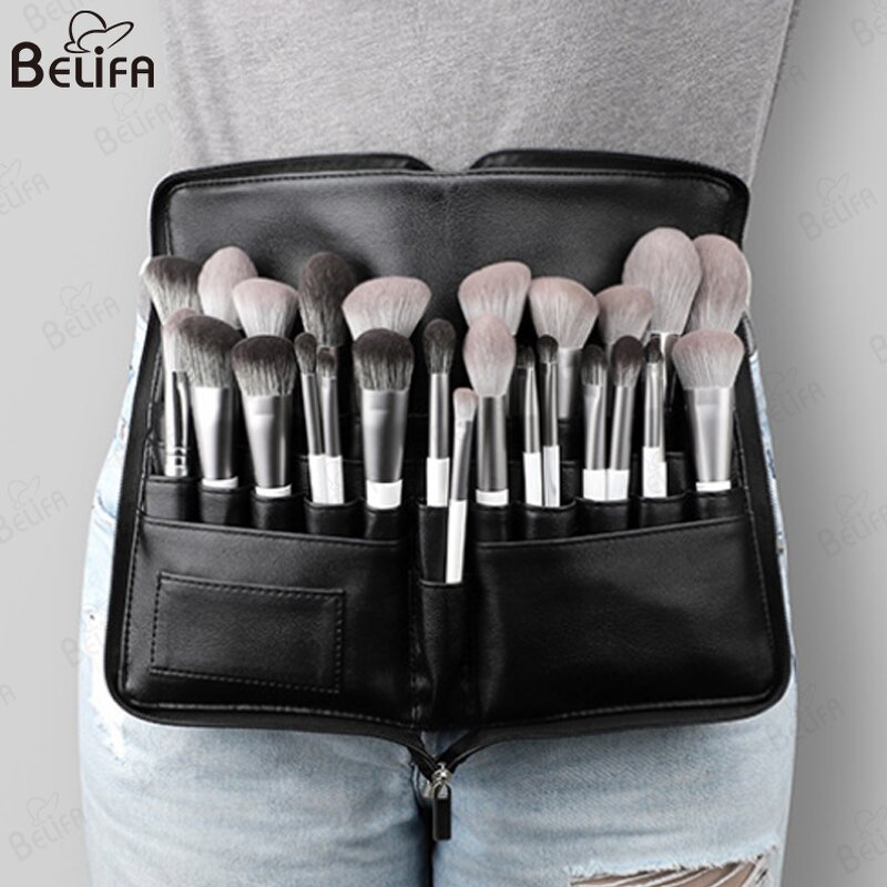 Makeup Brush Holder Manufacturer - OEM Custom Portable Waist Bag Apron Artist