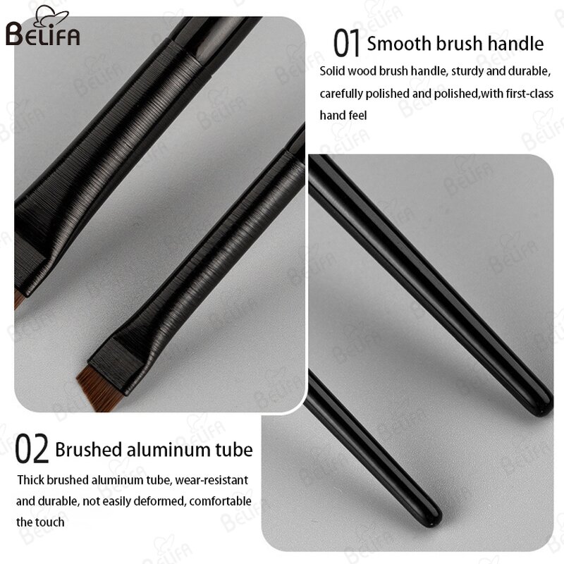 Eyebrow Eyeliner Brush Manufacturer - OEM/ODM Super Thin Flat Precision Definer