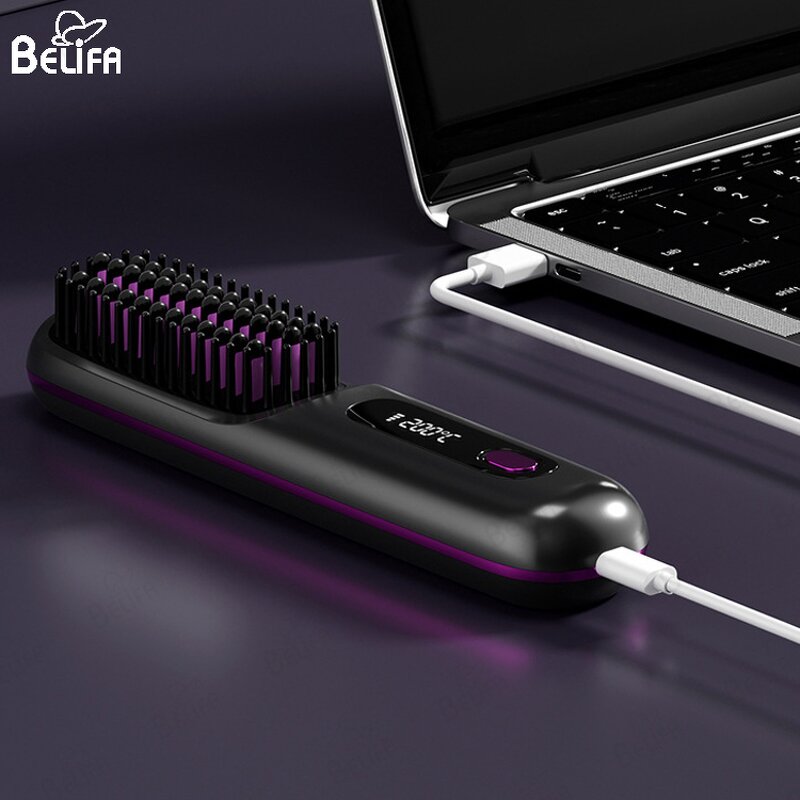 Electric Hair Straightener Comb Manufacturer - OEM/ODM New Design USB Rechargeable