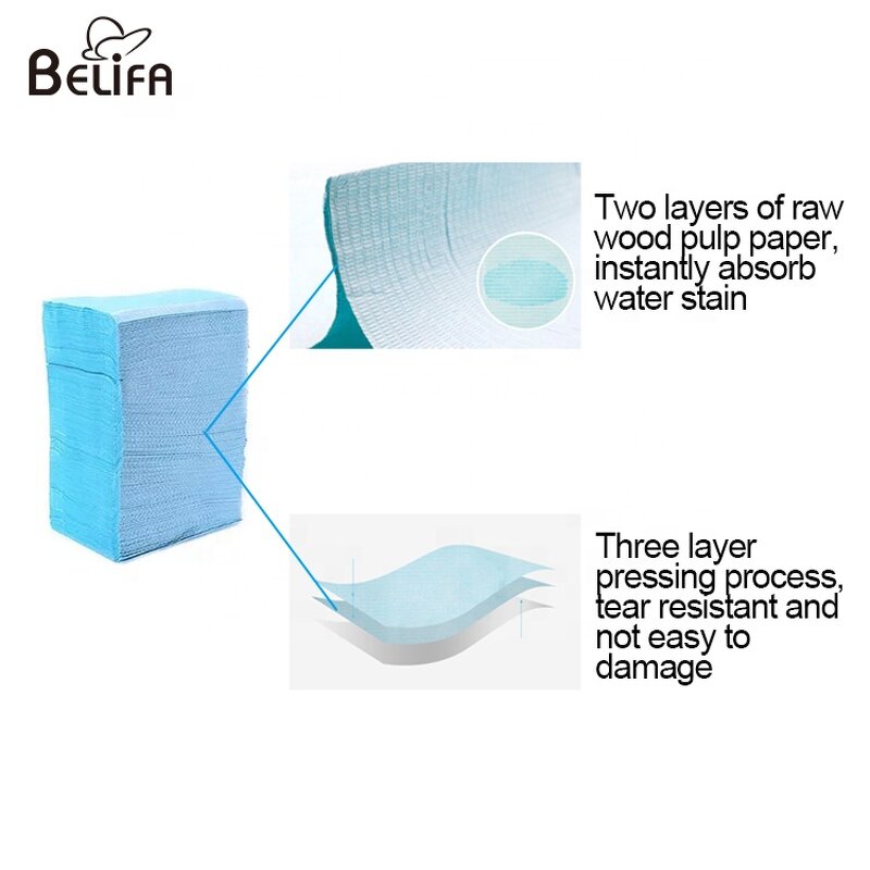 Dental Bibs Manufacturer - OEM/ODM 120pcs Waterproof Medical Disposable Black