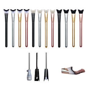 Eyelash Cleansing Brush Manufacturer - OEM/ODM Metal Plastic V Shape Swoop Curved