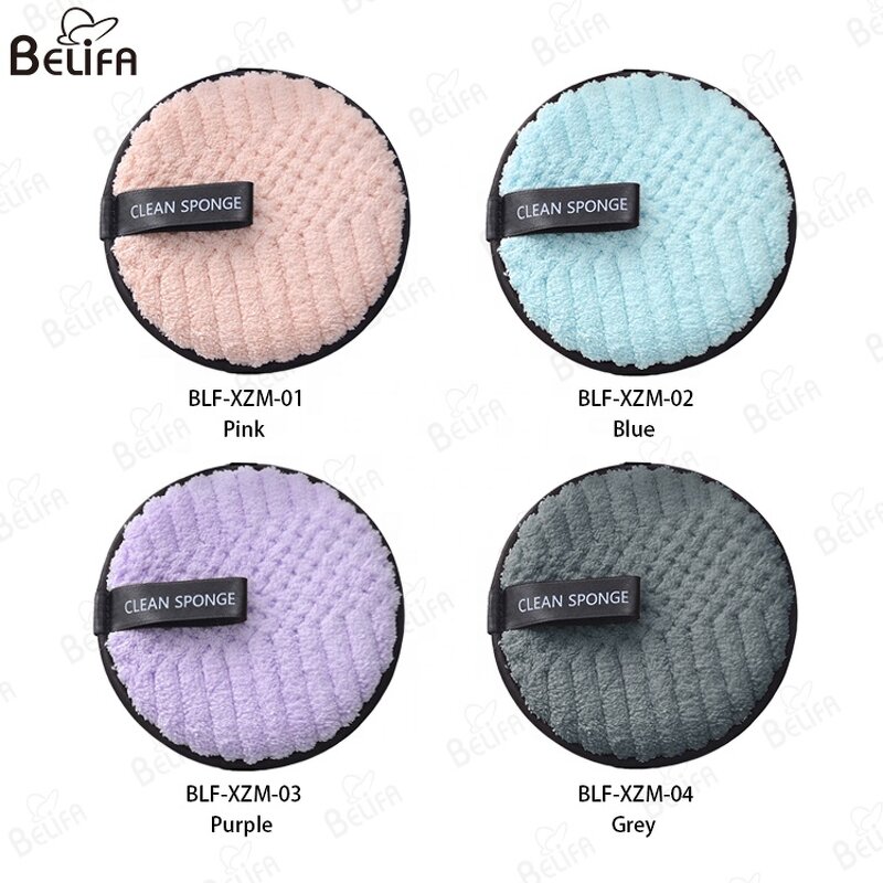 Makeup Remover Pads Manufacturer - OEM/ODM Polyester Face Plush Reusable Washable