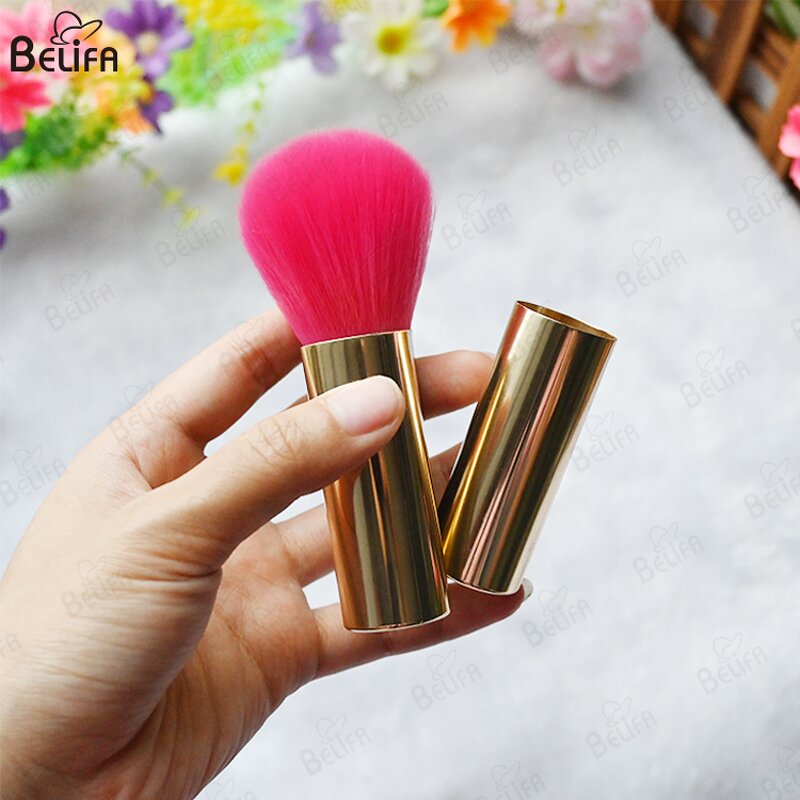 Single Blush Brush Manufacturer - Wholesale Custom Logo Aluminum Vegan Soft