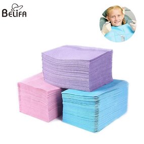 Dental Bibs Manufacturer - OEM/ODM 120pcs Waterproof Medical Disposable Black