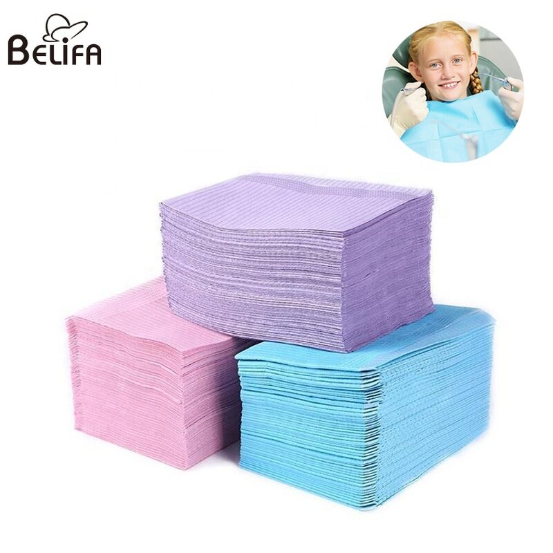 Dental Bibs Manufacturer - OEM/ODM 120pcs Waterproof Medical Disposable Black