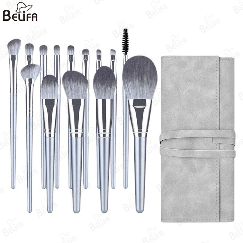 Makeup Brush Set Manufacturer - OEM Custom 14 Pcs ABS Custom Logo Set