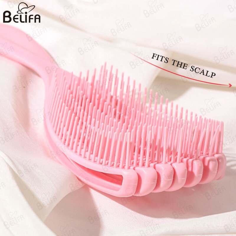 Vent Hair Brush Manufacturer - Wholesale Custom Plastic Curved Eight Rows Octopus