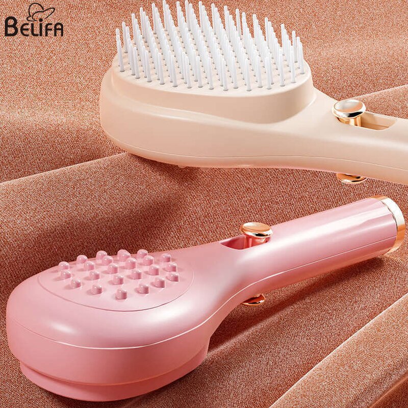 Self Cleaning Hair Brush Manufacturer - OEM/ODM New Retractable Anti-static Scalp