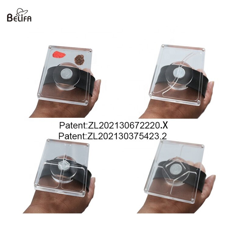 Makeup Mixing Palette Manufacturer - OEM/ODM Patent Magnetic Clear Acrylic with Lid