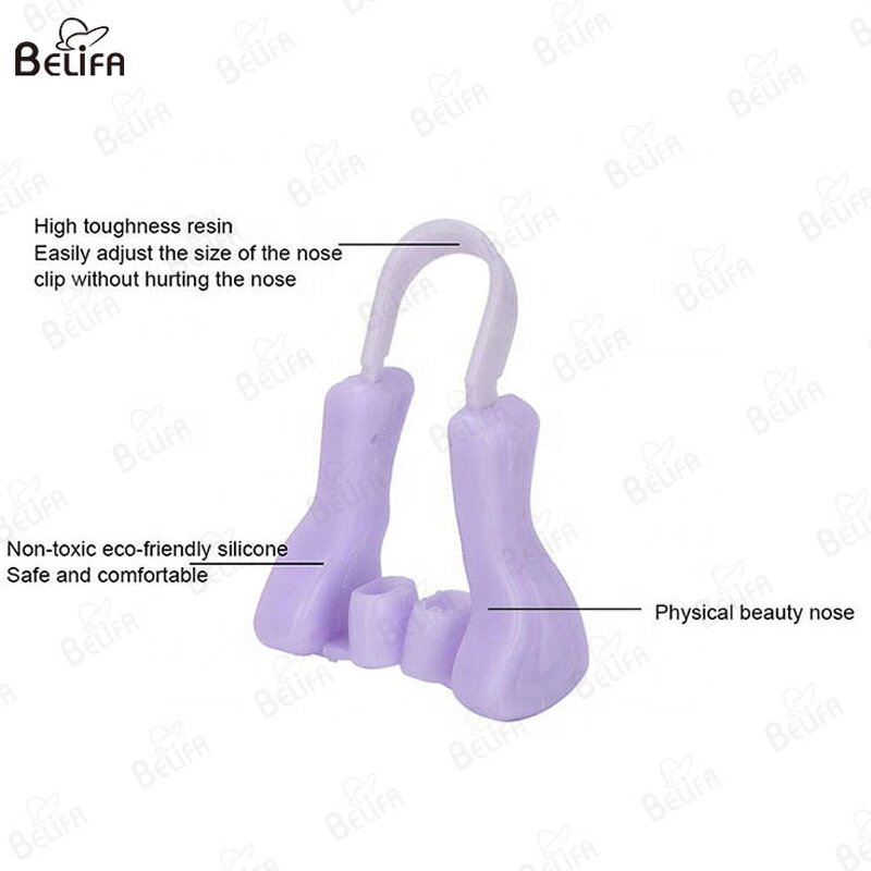 Nose Clip Manufacturer - OEM/ODM Plastic Pink Purple Transparent Lifting Clip