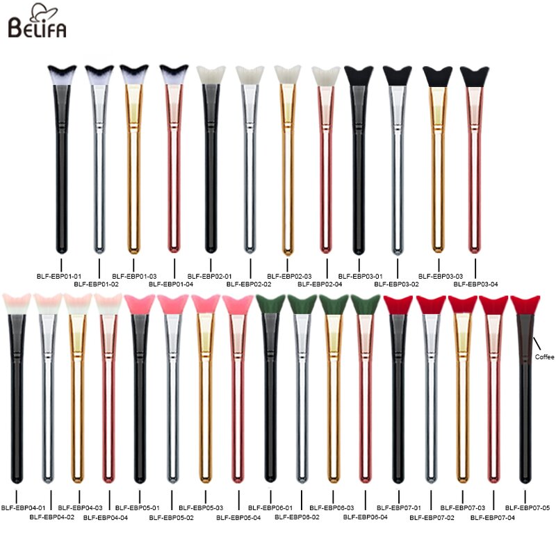 Eyelash Cleansing Brush Manufacturer - OEM/ODM Metal Plastic V Shape Swoop Curved