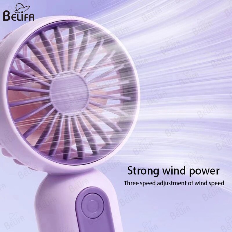 Portable Fan Manufacturer - OEM/ODM Rechargeable Mini 3 Speeds Handheld Fan