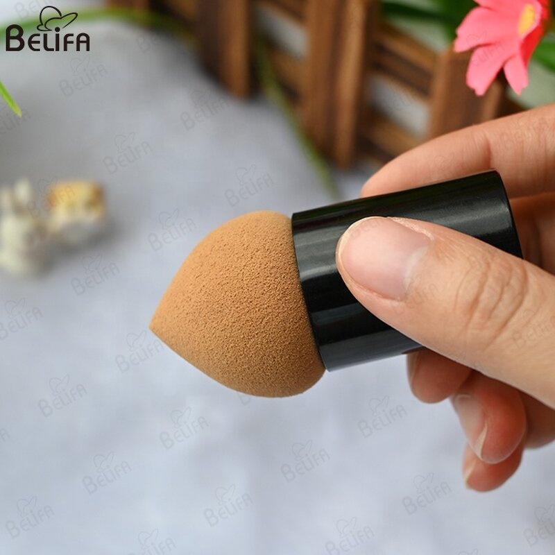 Makeup Sponge Manufacturer - OEM Custom Mushroom with Handles Cosmetic Blender
