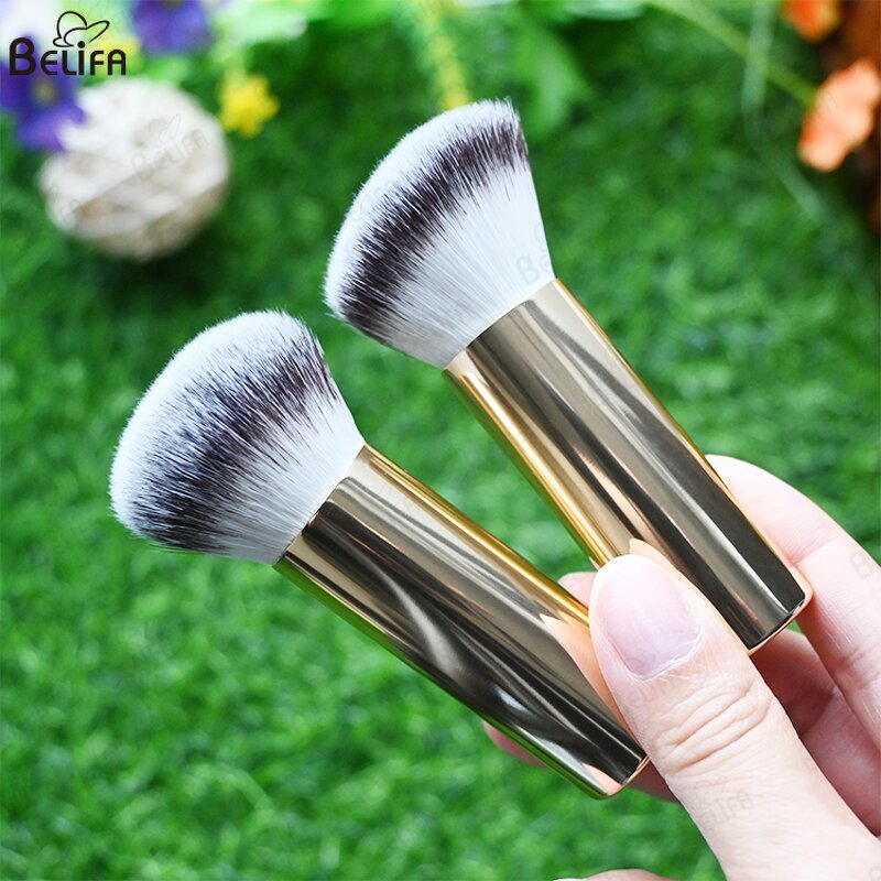 Kabuki Brush Manufacturer - OEM/ODM Luxurious Soft Synthetic Goat Hair Powder