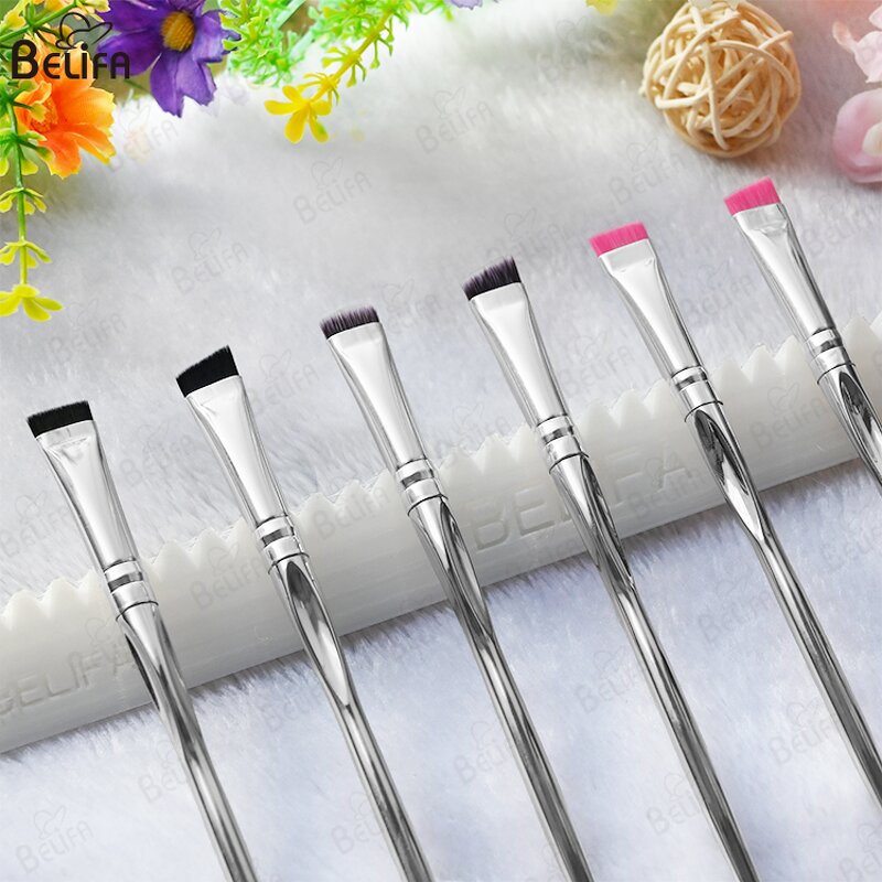 Eyebrow Brush Manufacturer - OEM Custom Professional Angle Brush for Eyebrows
