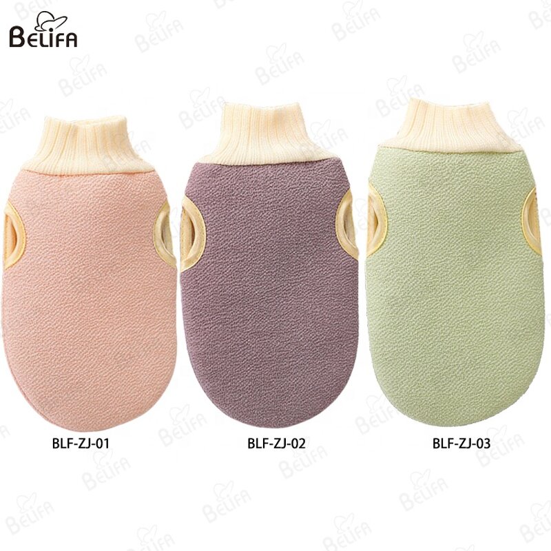 Bathing Gloves Manufacturer - OEM/ODM Hot Selling Two-sided Body Cleaning Scrub