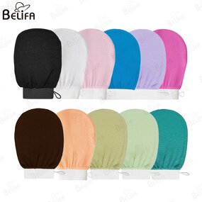 Bath Gloves Manufacturer - OEM/ODM Eco-friendly Spa White Body Mitt Scrub