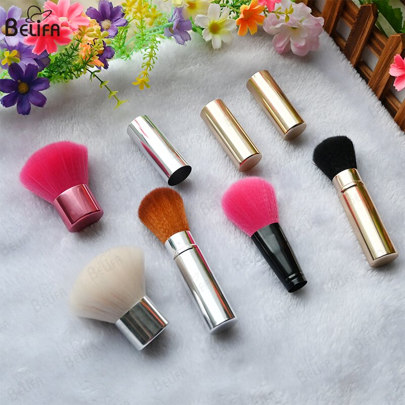 Single Blush Brush Manufacturer - Wholesale Custom Logo Aluminum Vegan Soft