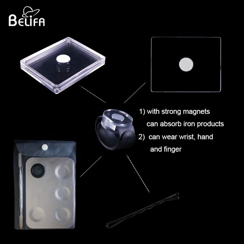 Makeup Mixing Palette Manufacturer - OEM/ODM Patent Magnetic Clear Acrylic with Lid