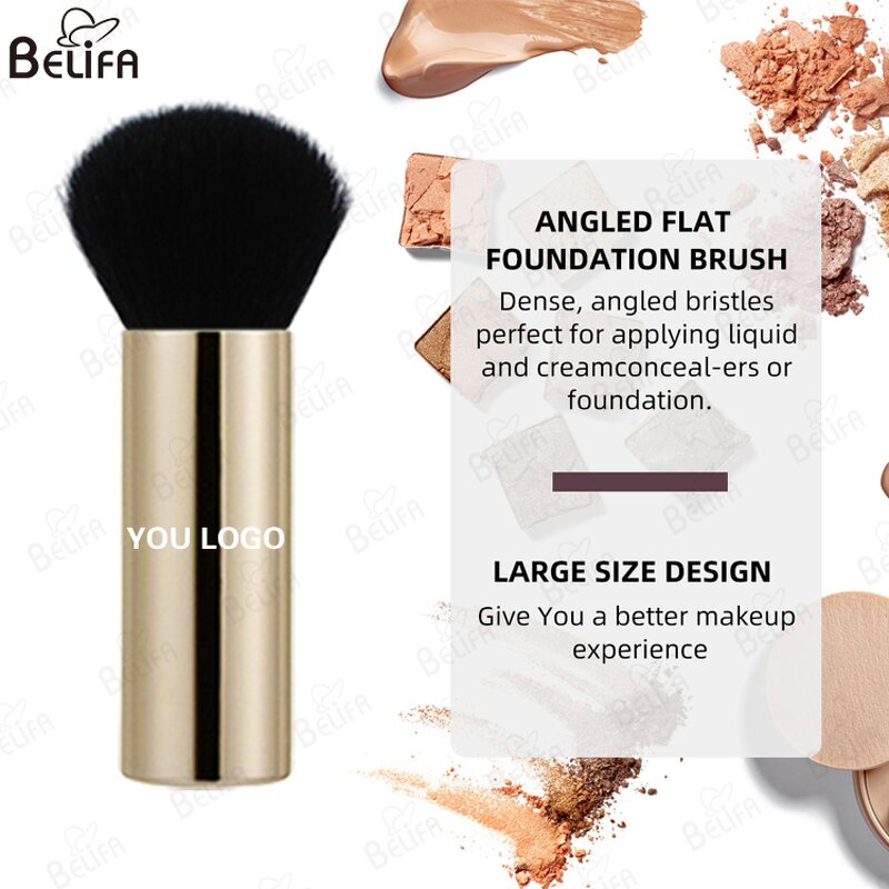 Kabuki Brush Manufacturer - OEM Custom Travel Size Professional Face Fluffy