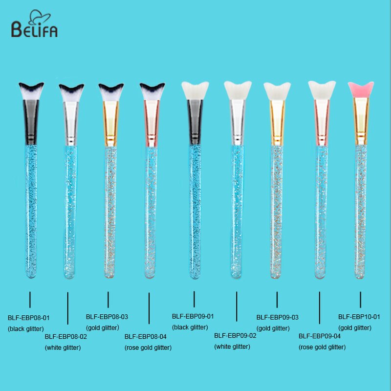 Eyelash Cleansing Brush Manufacturer - OEM/ODM Metal Plastic V Shape Swoop Curved