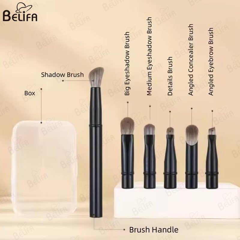 Eye Shadow Brush Set Manufacturer - OEM/ODM New Portable Removable Replacement Head