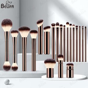 Contour Powder Brush Manufacturer - OEM Custom 20Pcs Soft Nylon Hair Highlighter