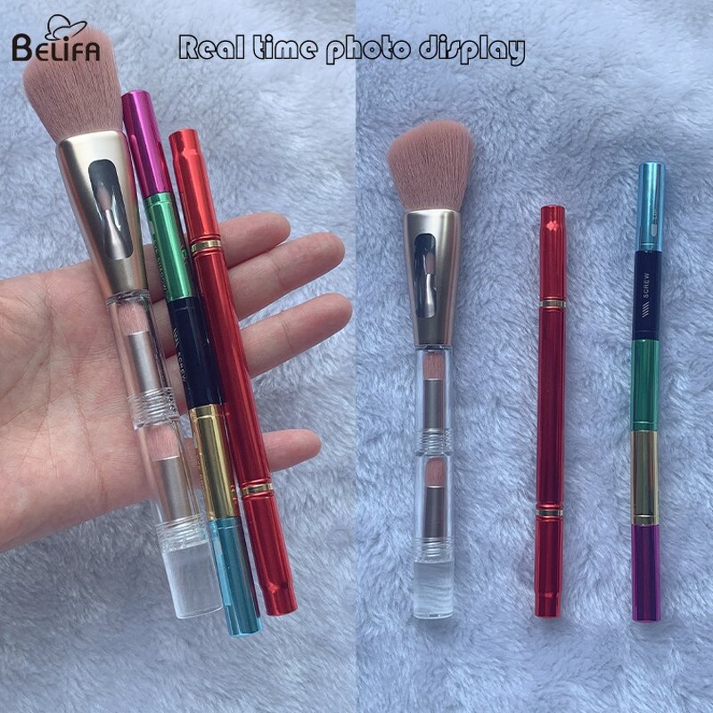 Makeup Brush Set Manufacturer - OEM/ODM Portable Four Heads with Eyelash Curler