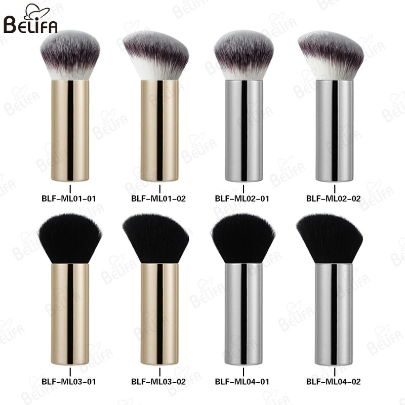 Kabuki Brush Manufacturer - OEM/ODM Luxurious Soft Synthetic Goat Hair Powder